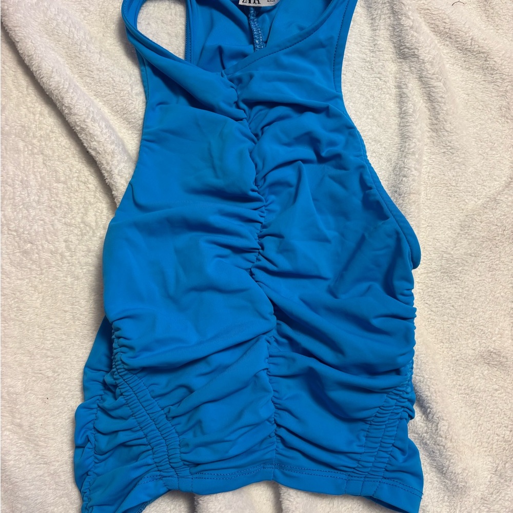 Zara Women's Blue Bodysuit